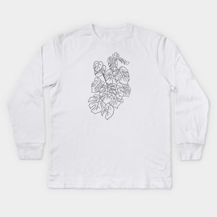 Monstera Kids Long Sleeve T-Shirt